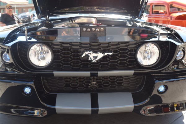 front grille view of shelby gt500 eleanor tribute car