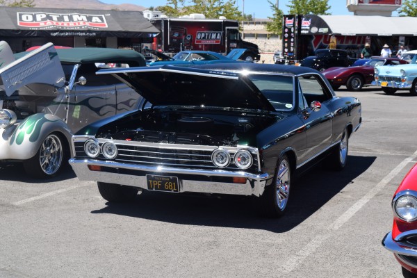 vintage chevelle parked at hot august nights 2016