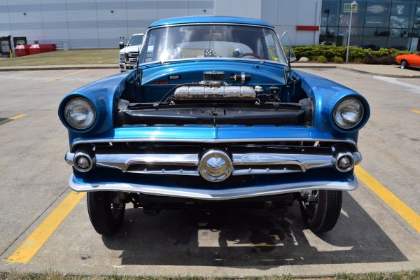 1952 ford gasser, front grille view