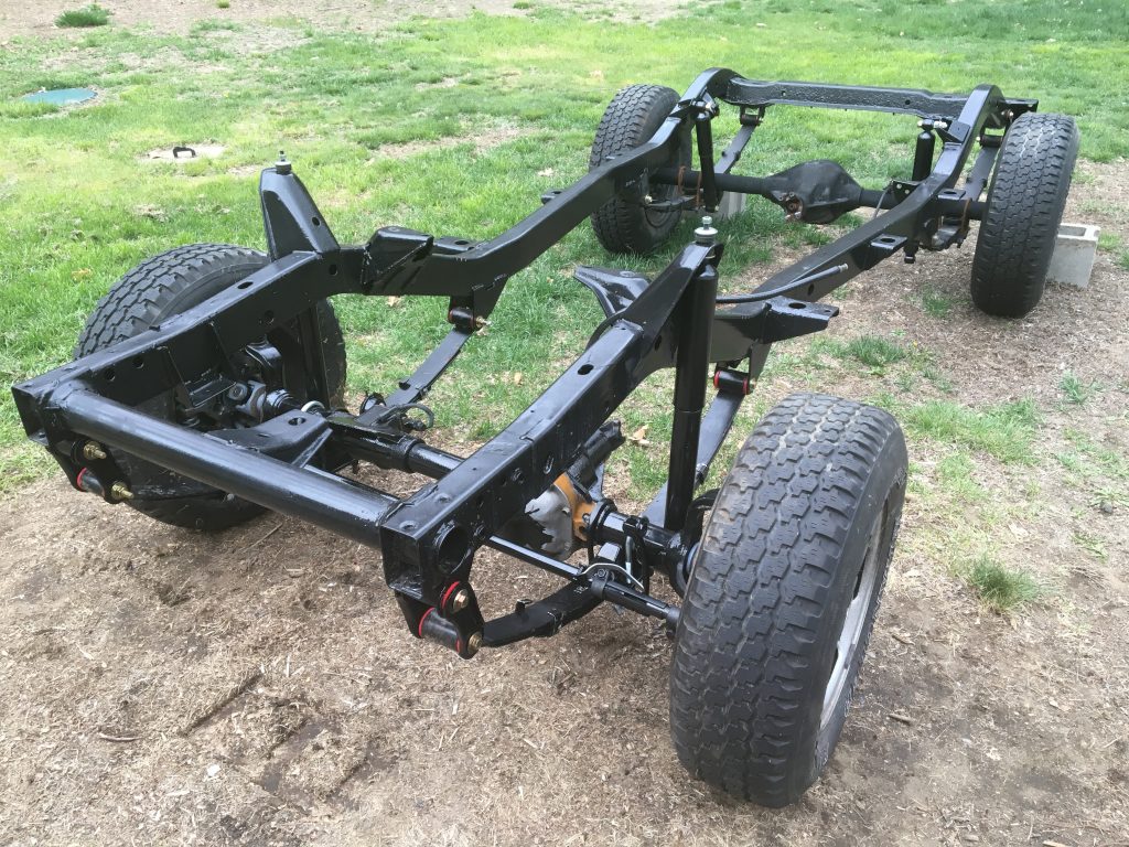 bare jeep wrangler yj frame