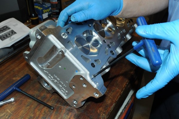 installing oil passage plugs on trick flow modular ford cylinder head