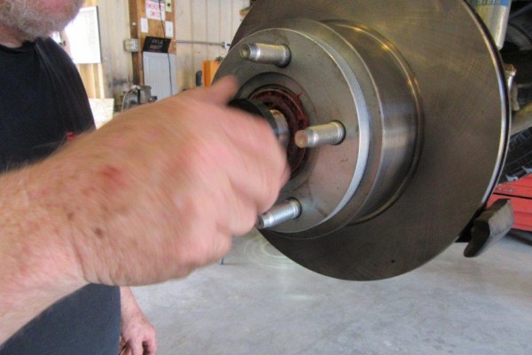 installing hub assembly onto an axle