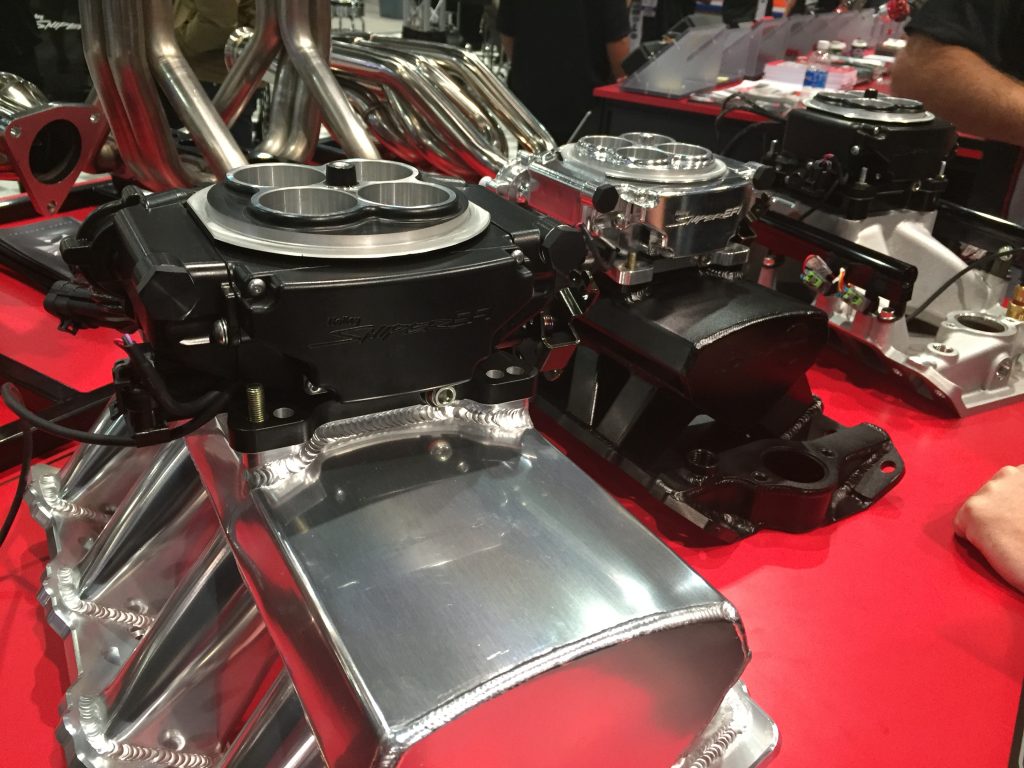 throttle body efi kits on display at SEMA 2016
