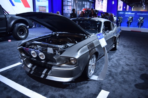 ford mustang Eleanor tribute on display at sema 2016