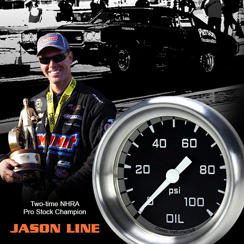 jason line with oil pressure gauge
