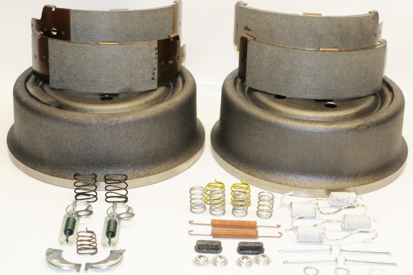 brake drums, shoes, springs, and parts for a jeep wrangler yj