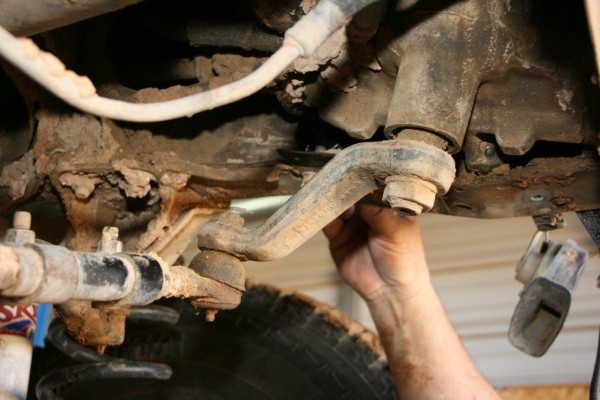 removing steering box on an xj jeep cherokee