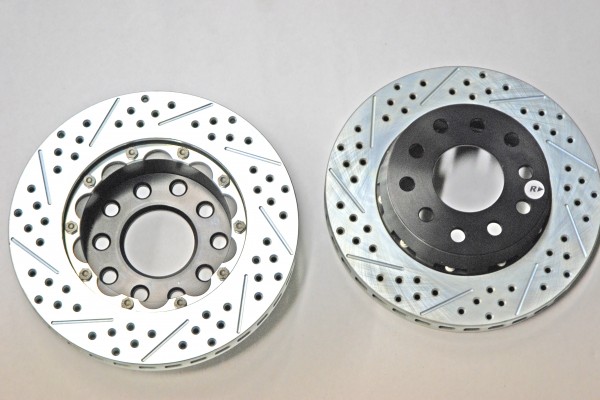 front/back view of baer disc brake rotors