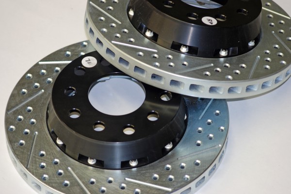 pair of baer disc brake rotors