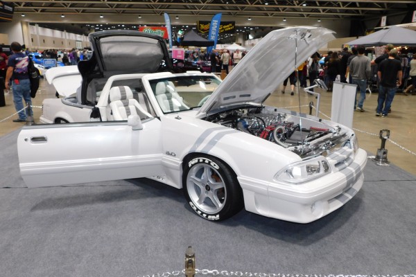 ford mustang 5.0L foxbody convertible show car