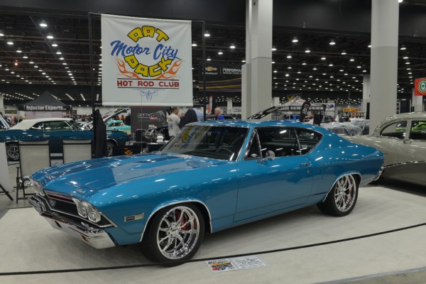 blue chevy chevelle 396 coupe