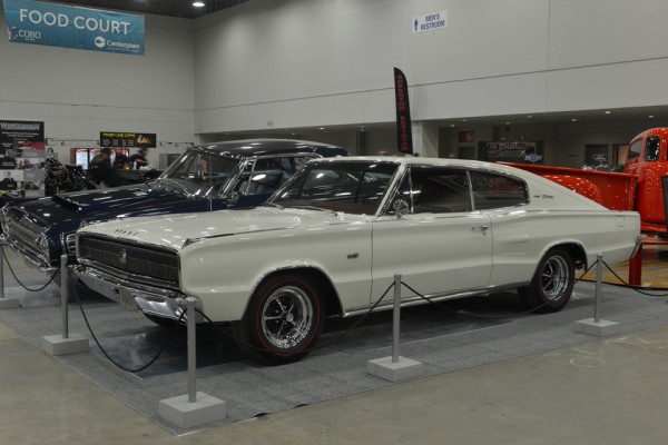 1967 dodge charger, white