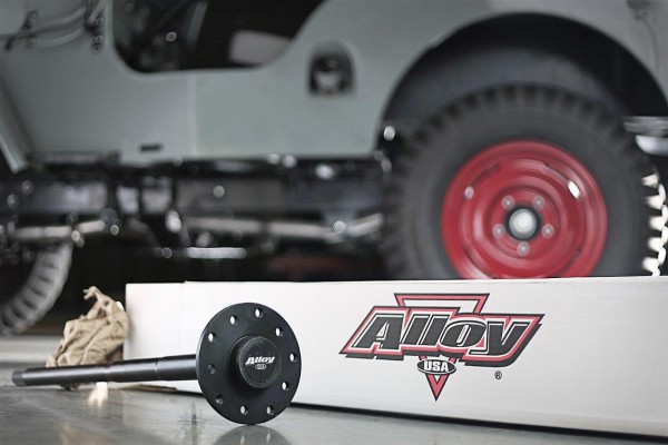 alloy usa axles next to a jeep wrangler