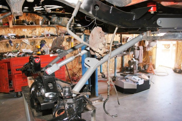 installing suspension brackets on a jeep wrangler