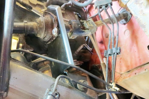 steering column bracket on a tj wrangler