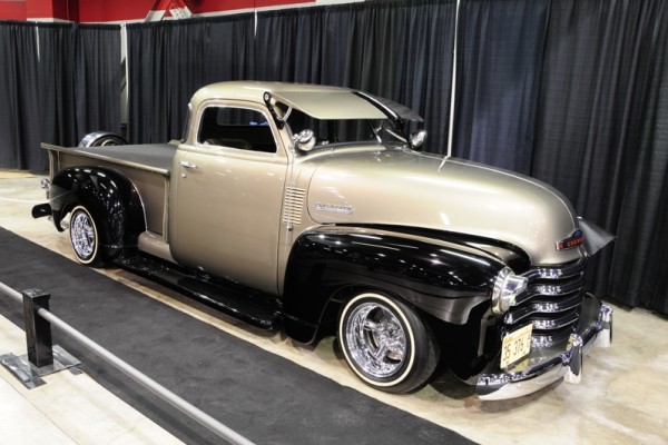 customized chevy 3100 vintage pickup truck