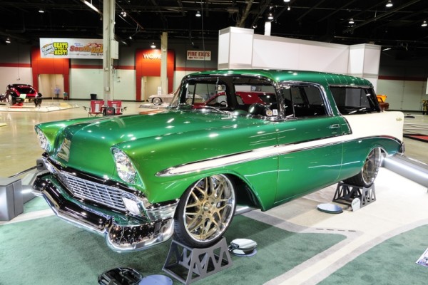 1956 chevy nomad wagon at 2017 Chicago World of Wheels