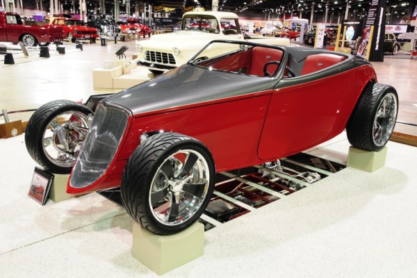 custom hot rod show car at 2017 Chicago World of Wheels