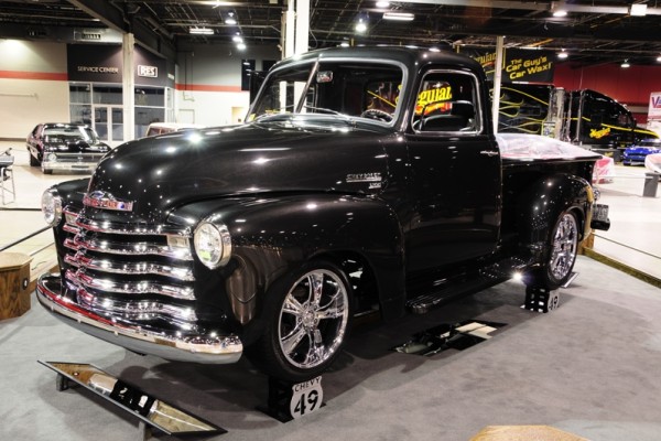chevy 3100 show truck at 2017 Chicago World of Wheels