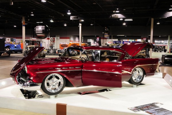 custom coupe show car at 2017 Chicago World of Wheels