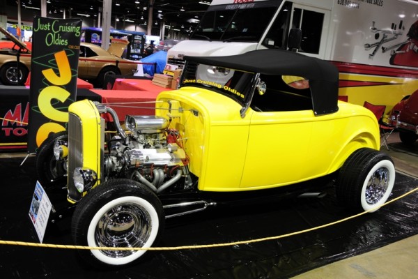 ford hotrod roadster coupe at 2017 Chicago World of Wheels