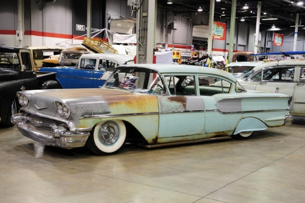 chevy del ray hot rod sedan project at 2017 Chicago World of Wheels