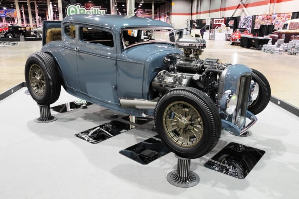 customized ford coupe show car hot rod