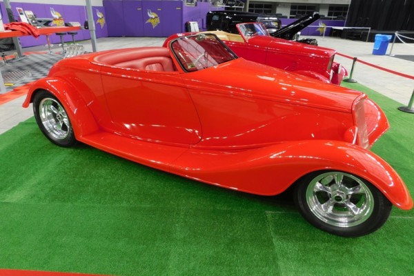 vintage ford roadster show car from 2017 Minneapolis world of wheels event
