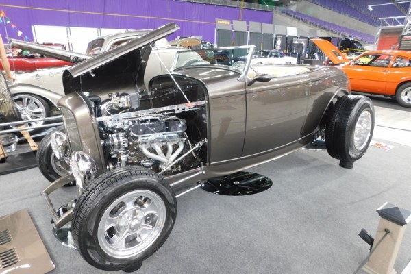 ford hot rod convertible with ls engine from 2017 Minneapolis world of wheels event