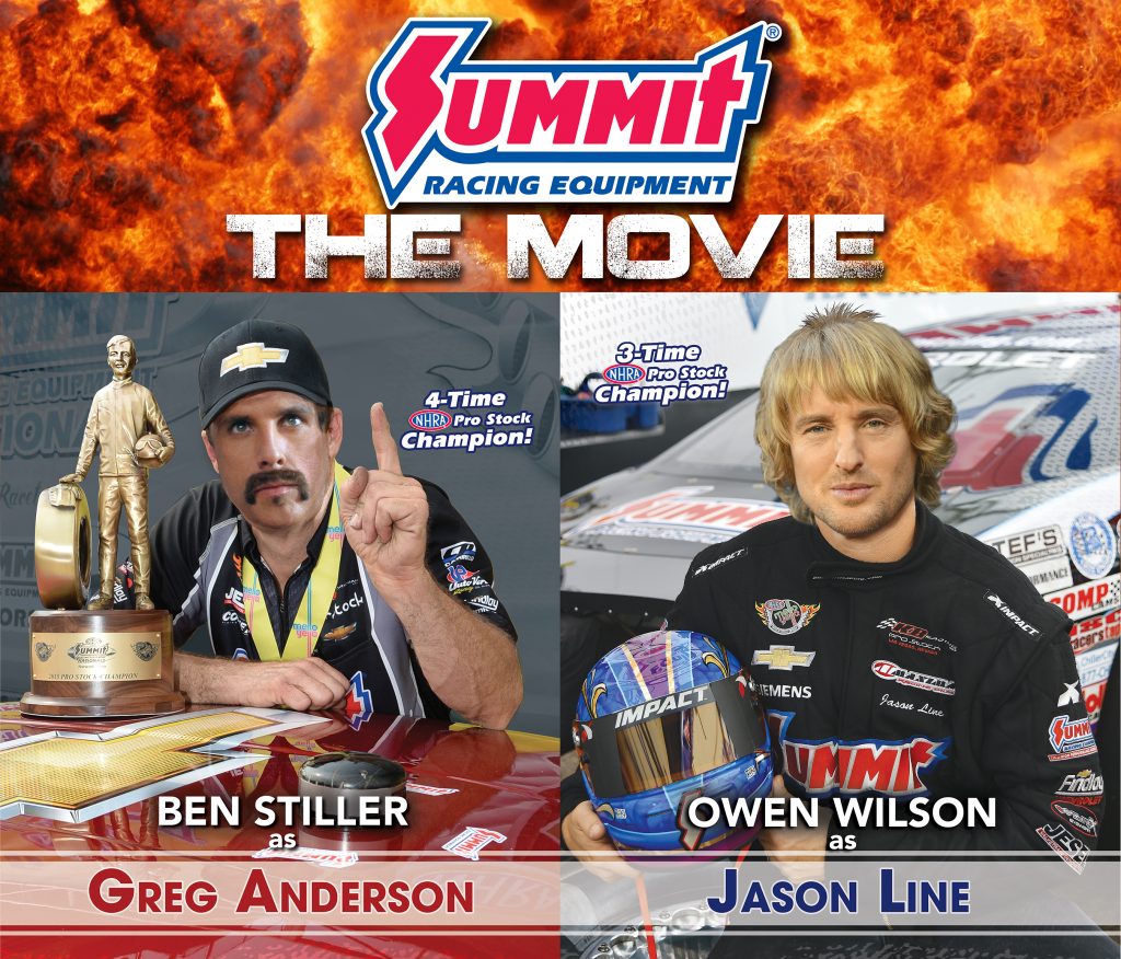Summit Racing: the Movie Poster - Greg Anderson & Jason Line