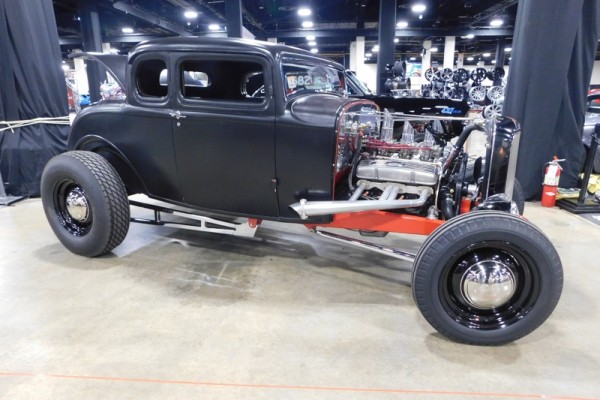 ford five window hot rod from Boston world of wheels 2017