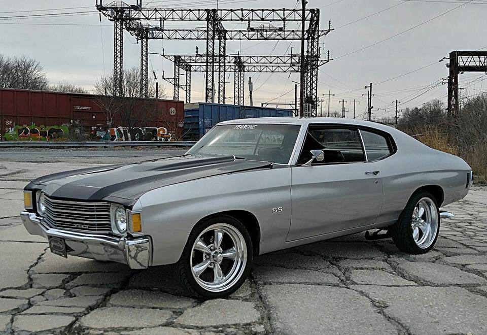 1972 chevy chevelle ss near power lines