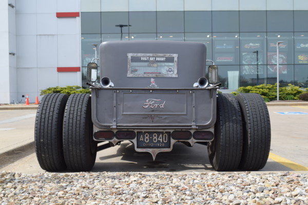 1928 ford rat rod truck rear tailgate
