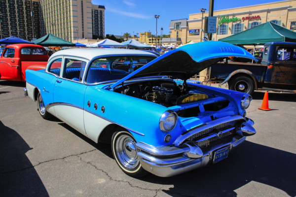 vintage buick at a car show