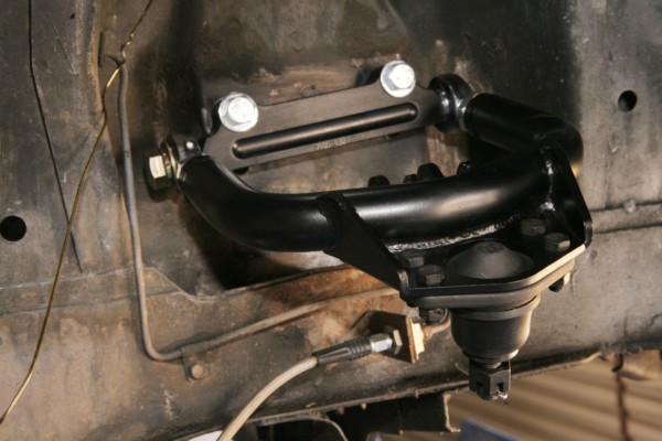 upper control arm retrofit in a 1968 ford mustang