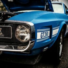 Shelby Mustang GT350 blue Instagram photo