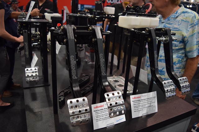 wilwood brake pedals on display