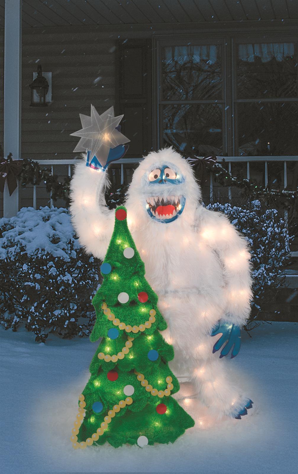 Christmas 54 Tall Tinsel Bumble The Abominable Snowman Outdoor Yard Decoration
