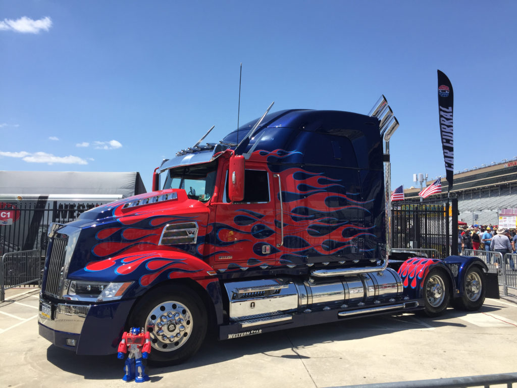 Atlanta Motorama Optimus Prime Semi Truck from transformers movie