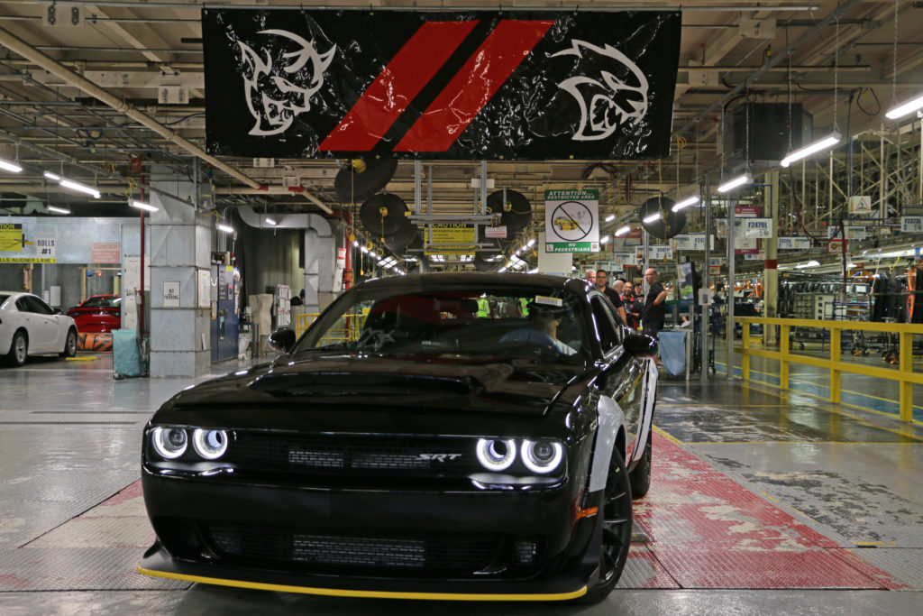 Last 2018 SRT Demon made by dodge at factory