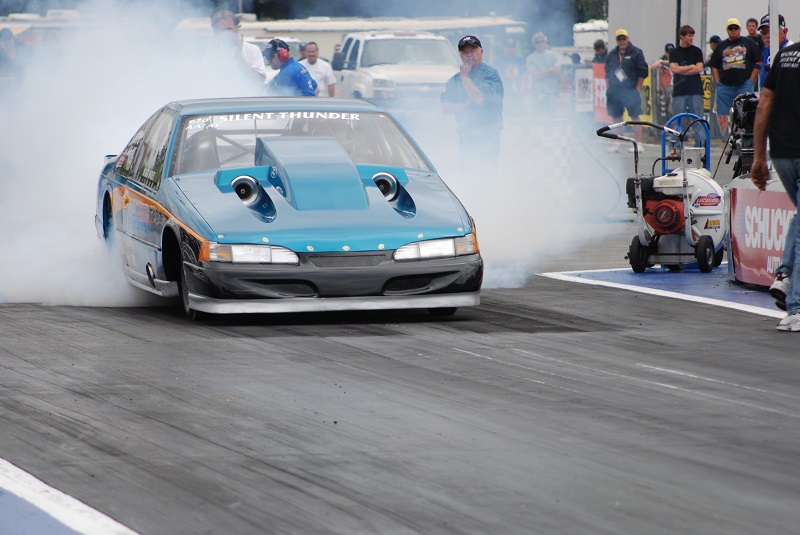 drag race burnout