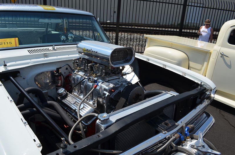 supercharged engine photo from 2018 hot august nights show in reno Nevada