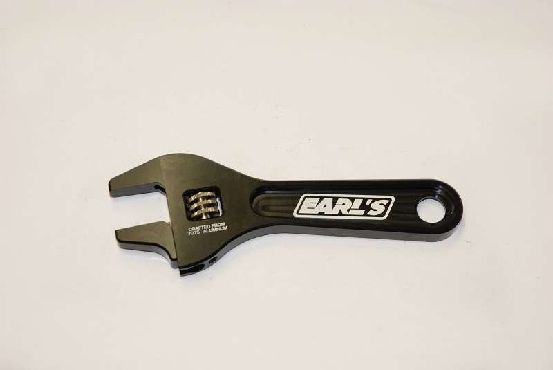 Adjustable wrench for AN hose and fittings