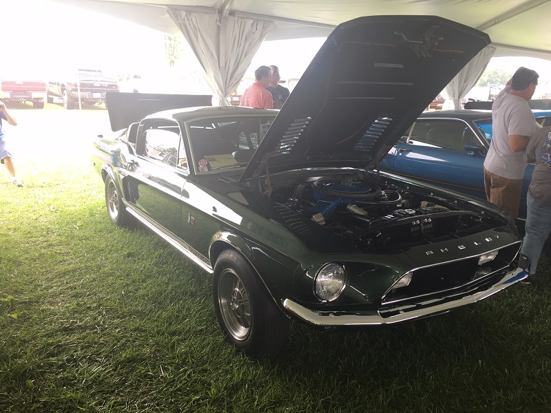 green shelby mustang