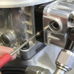 adjust idle mixture screws carburetor