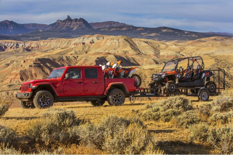 2020 Jeep Gladiator Rubicon red - FCA North America blog