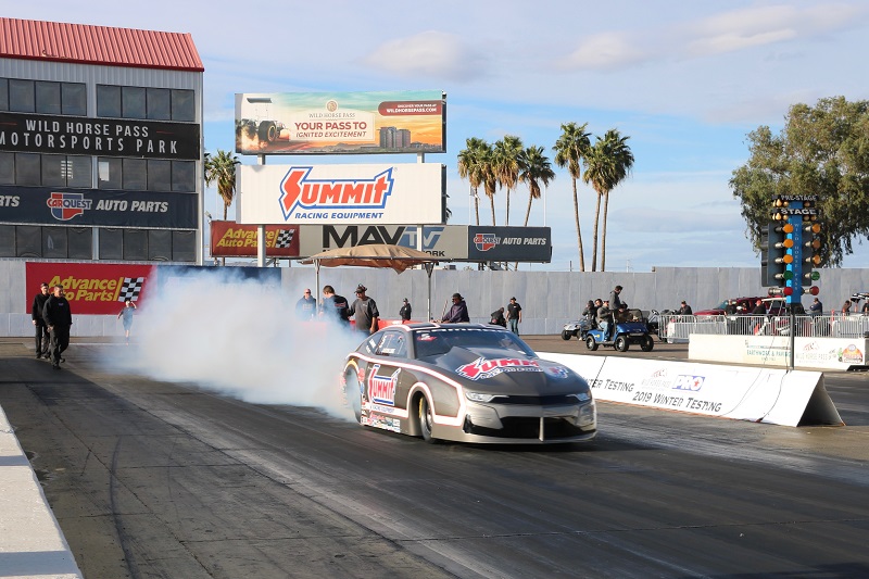 Jason Line Pro Stock Camaro winter testing