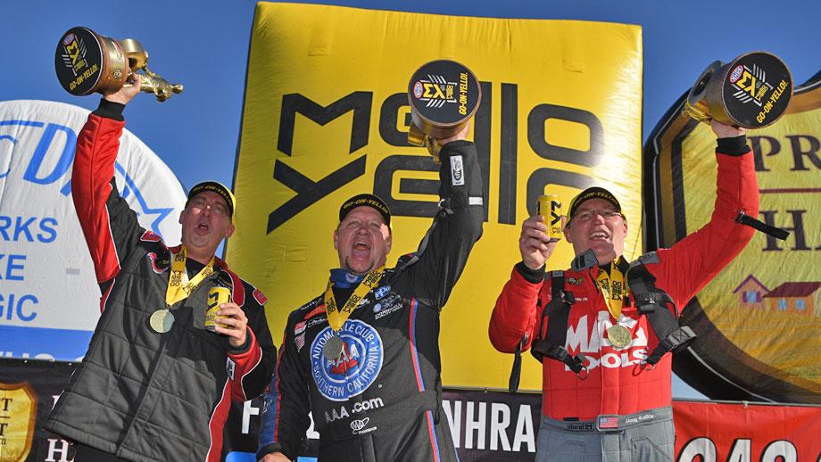 2019 winternationals nhra winners circle pomona