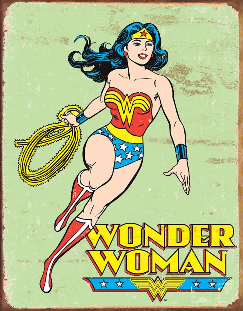 Wonder Woman Steel Sign