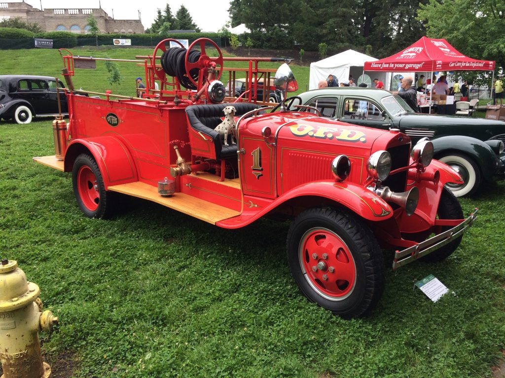 Old Vintage Prewar Fire Truck